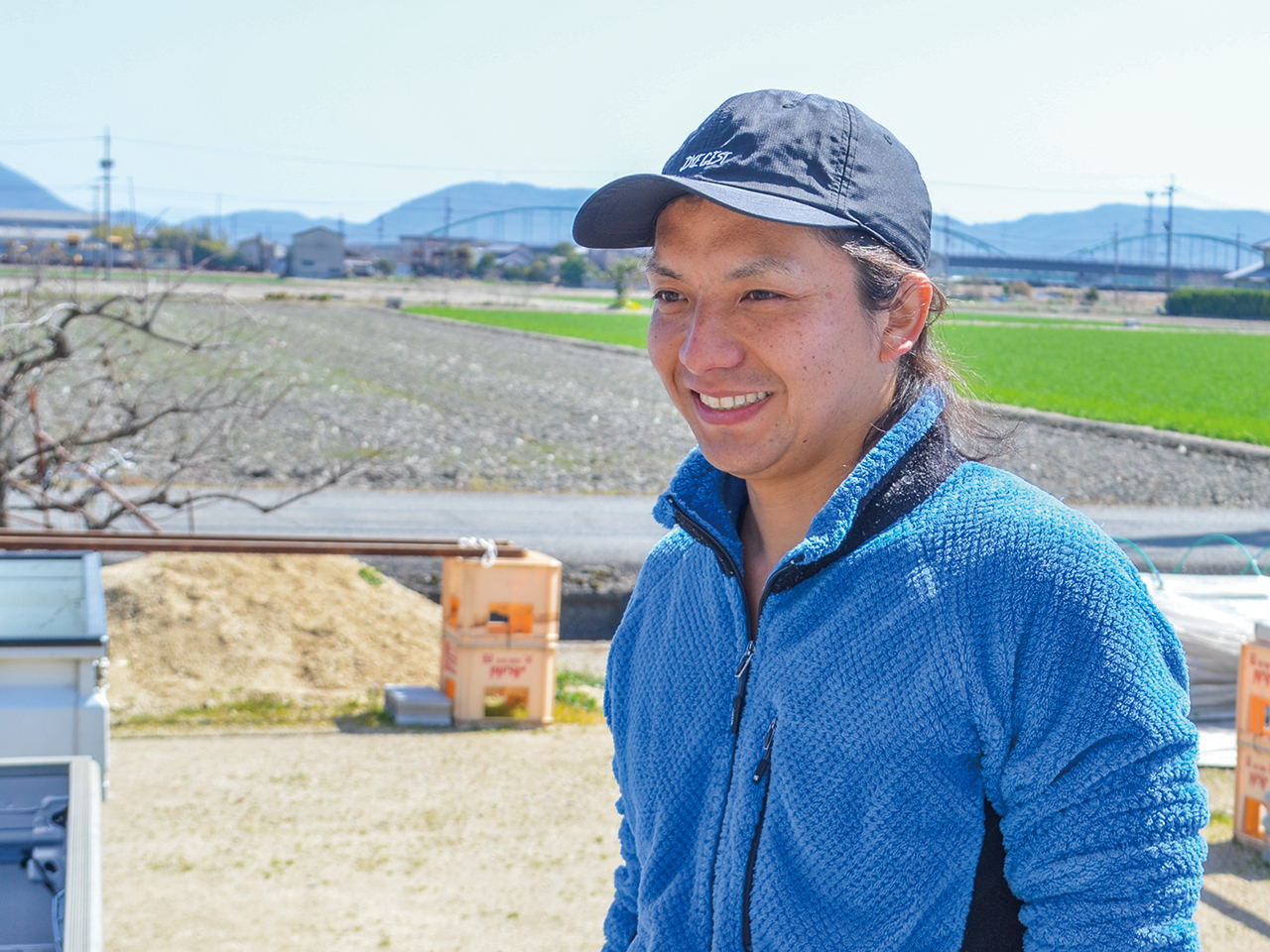 農業について思いを話す原田さん