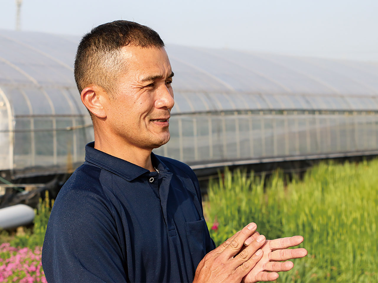 農業について思いを話す芳賀さん