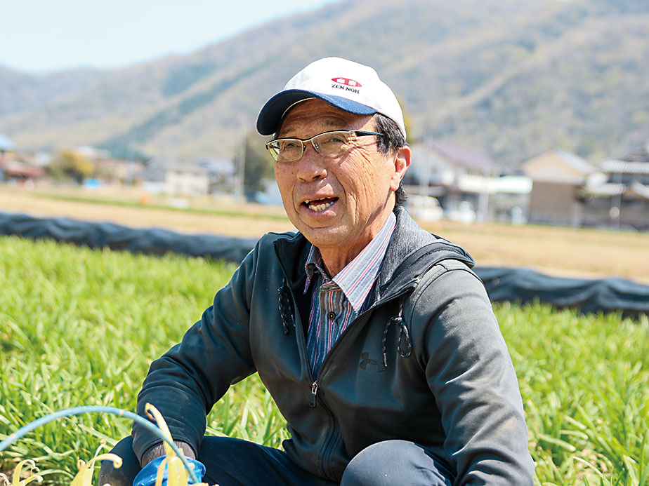 黄ニラへの思いについて語る伏見部会長