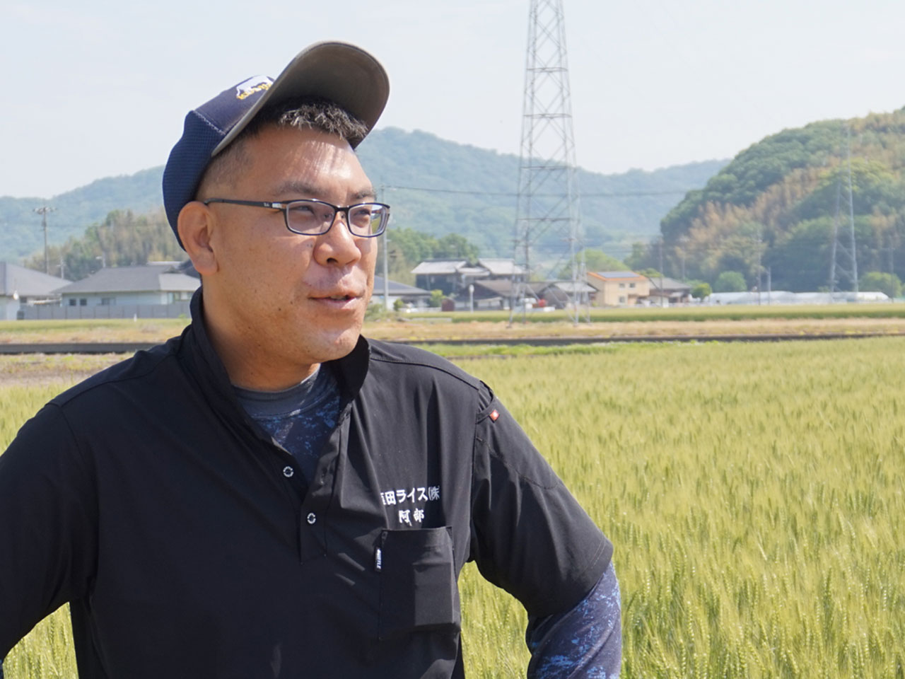 「農地と農業を守りたい」と話す阿部さん