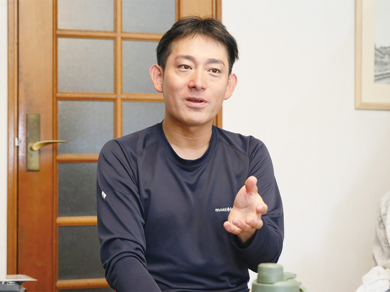 農業経営について話す原﨑さん