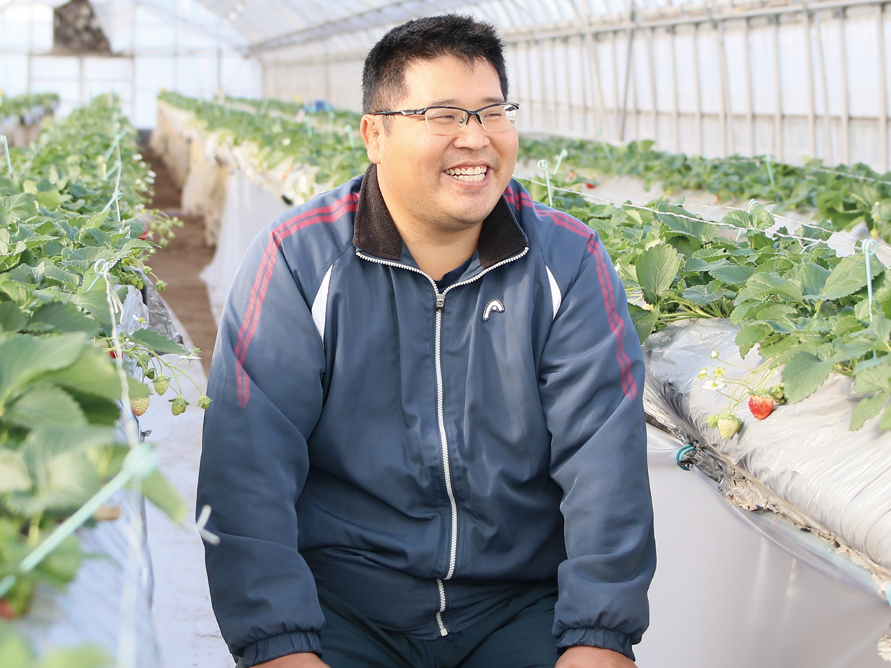 農業への想いを語る奥山さん